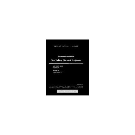 ASME B133.5-1978 (R1997)