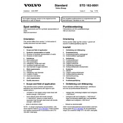 VOLVO STD 182-0001 0