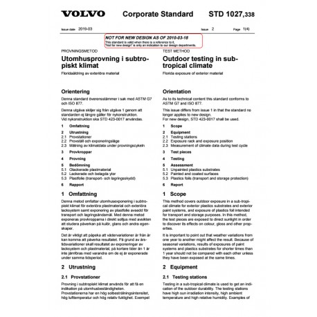 VOLVO STD 1027,338 0