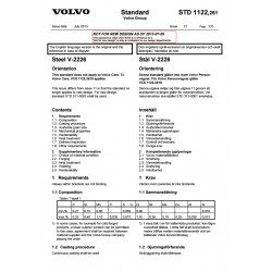 VOLVO STD 1122,261 0