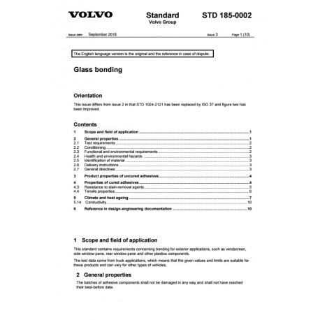 VOLVO STD 185-0002 0